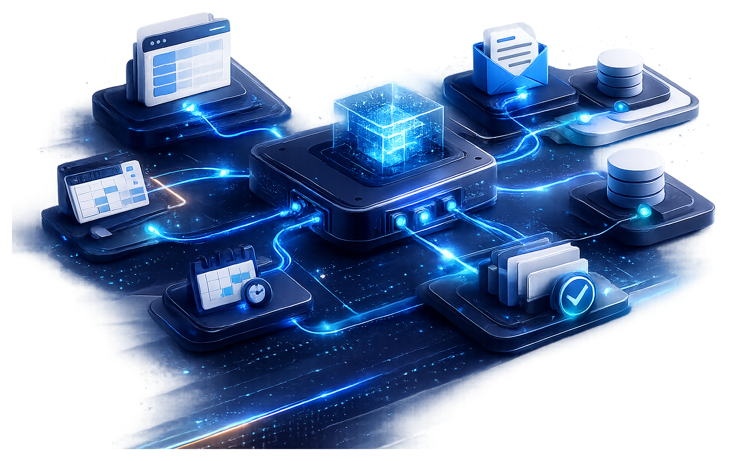 Connected digital tools and automated workflows